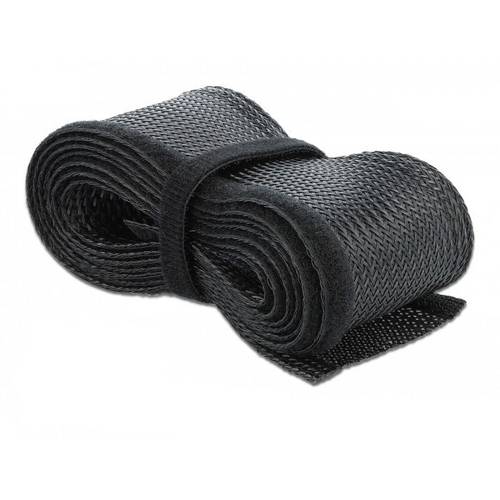 Thumbnail - Delock 19056 19056 Geflechtschlauch Schwarz Polyester 10 m 12 mm (max) 1 St.