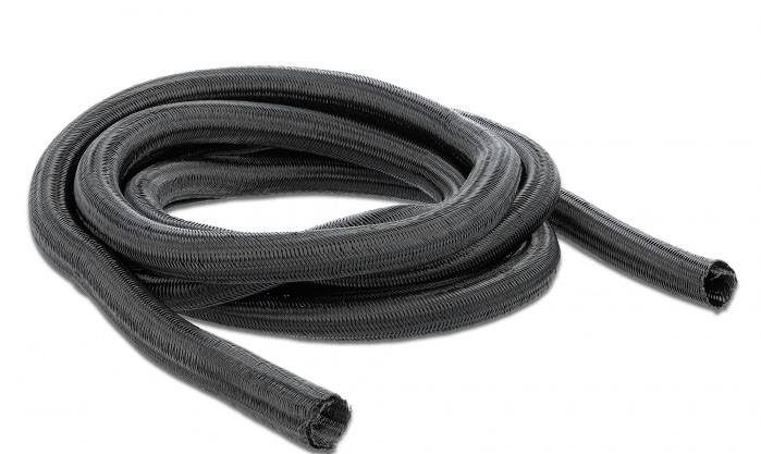 Thumbnail - Delock 18853 18853 Geflechtschlauch Schwarz Polyester 2 m 14 mm (max) 1 St.