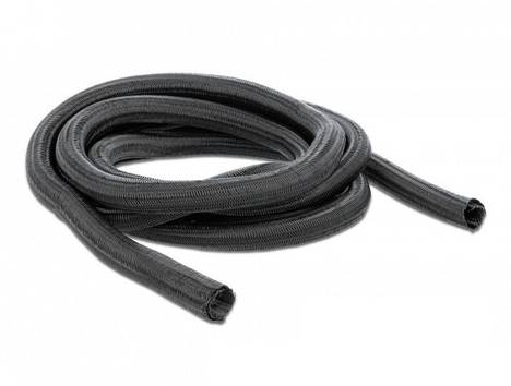 Delock 18921 18921 Geflechtschlauch Schwarz Polyester 10 m 10 mm (max) 1 St.