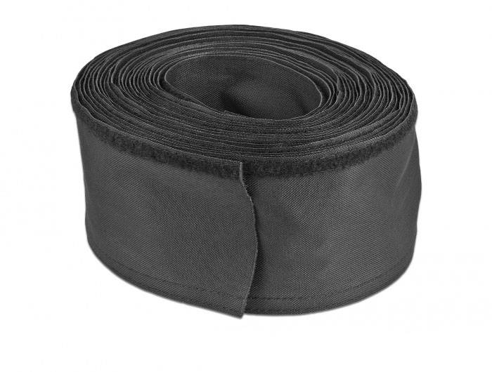 Thumbnail - Delock Kabel-Bündelschlauch Polyester Schwarz 10 m 19216