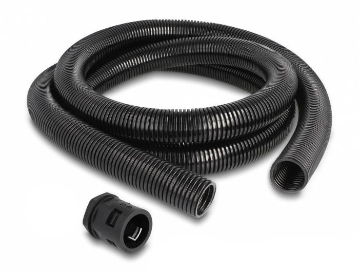 Delock 60466 60466 Kabelschlauch 28.5 mm (max) Schwarz 1 St.-1