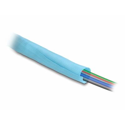 Delock Kabel-Bündelschlauch Polyester Blau (Ø x L) 19 mm x 2 m 1 St. 20878-3