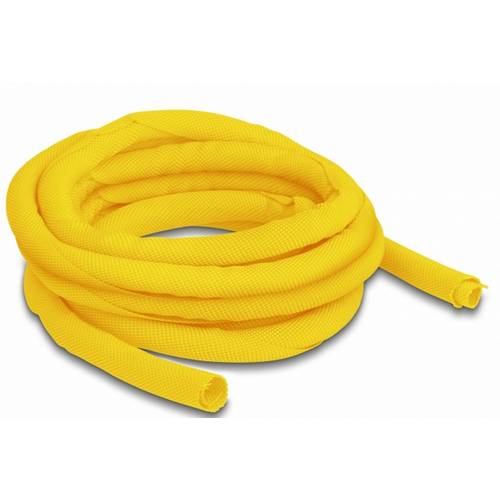 Thumbnail - Delock Kabel-Bündelschlauch Polyester Gelb (Ø x L) 10 mm x 5 m 1 St. 20872