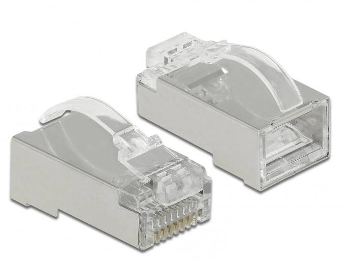 Delock RJ45 Netzwerk Adapter Transparent