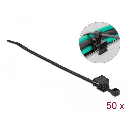 Thumbnail - Delock 19565 Kabelbinder Schwarz 50 St.