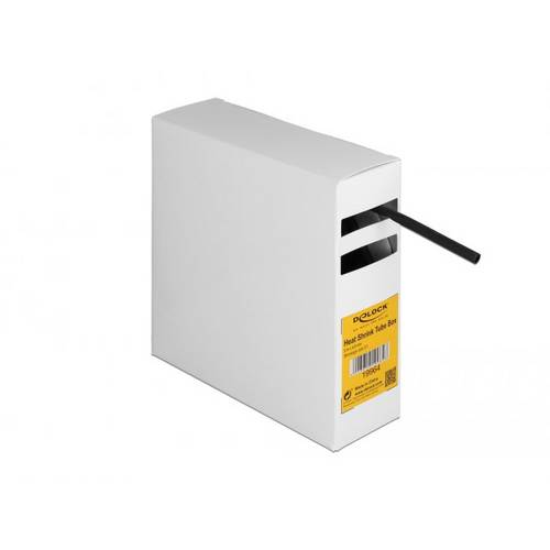 Thumbnail - Delock 19964 Schrumpfschlauch Schwarz 4 mm Schrumpfrate:3:1 1 St.