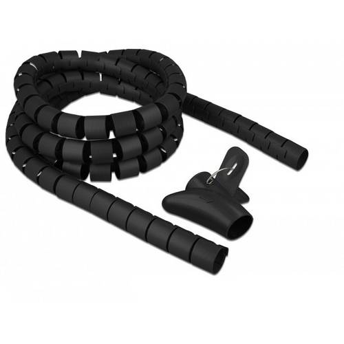 Thumbnail - Delock Spiralschlauch Polyethylen Schwarz 1 St. 18837