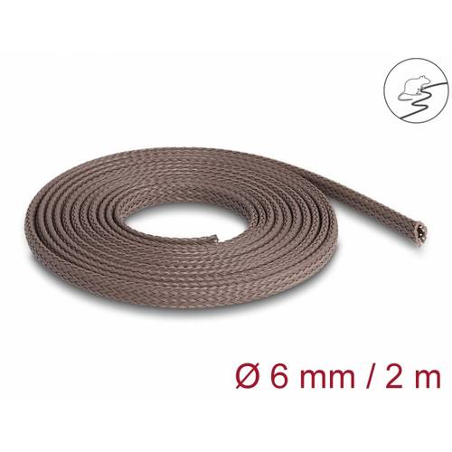 Thumbnail - Delock 20897 20897 Geflechtschlauch Braun Polyester 2 m 1 St.