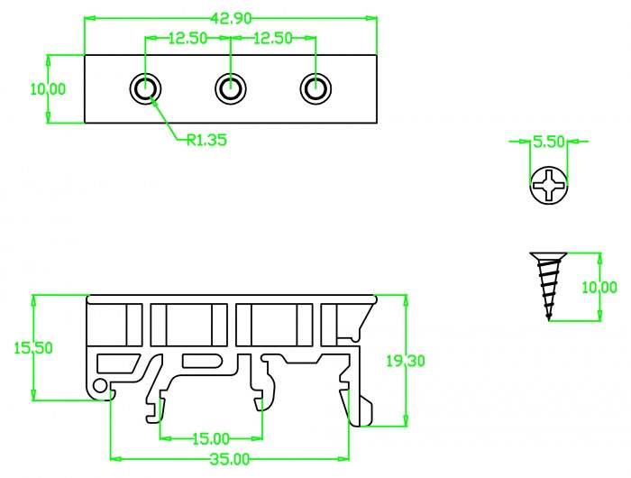 Delock 65961 Hutschienenadapter 1 St. Bag-4