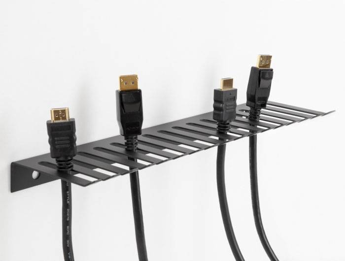 Delock Kabel-Halteclips Metall Schwarz (L x B x H) 325 x 90 x 25 mm 1 St. 66728-2