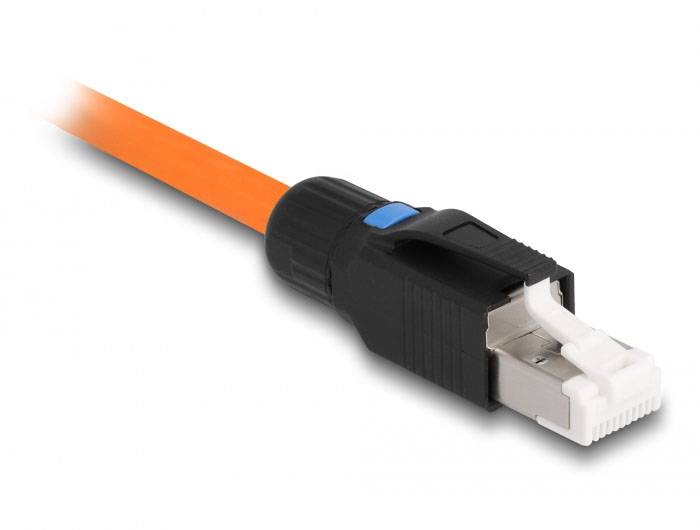 Delock 86965 RJ45 Stecker feldkonfektionierbar Cat.6A 86965 RJ45 Stecker Polzahl Sensoren 8P8C Schwarz 1 St.-3