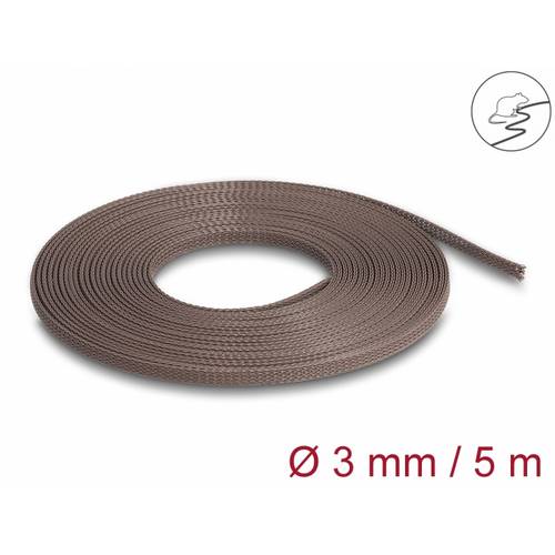 Thumbnail - Delock 20902 20902 Geflechtschlauch Braun Polyester 5 m 1 St.
