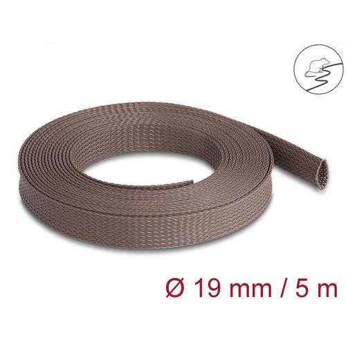 Thumbnail - Delock 20905 20905 Geflechtschlauch Braun Polyester 5 m 1 St.