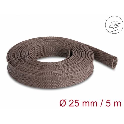 Thumbnail - Delock 20906 20906 Geflechtschlauch Braun Polyester 5 m 1 St.
