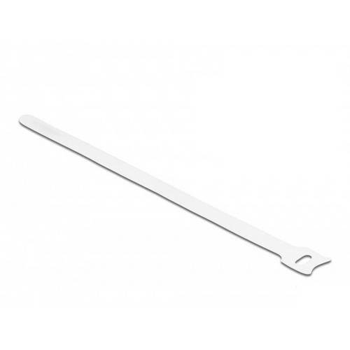 Thumbnail - Delock Klettkabelbinder (L x B) 250 mm x 12 mm Weiß 10 St.