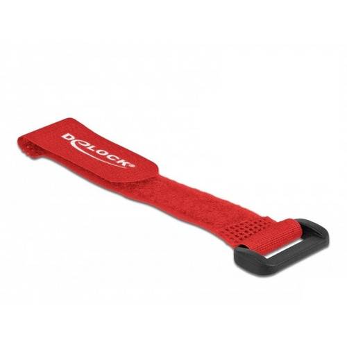 Thumbnail - Delock Klettkabelbinder (L x B) 150 mm x 20 mm Rot 5 St.