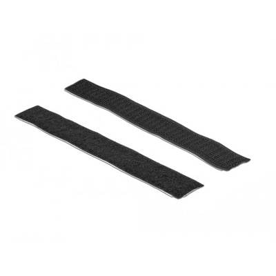 Delock 19072 Klettband zum Aufkleben (L x B) 5 m x 25 mm Schwarz 1 St.-2