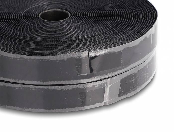 Delock 20857 Klettband zum Aufkleben (L x B) 15 m x 25 mm Schwarz 1 St.-3