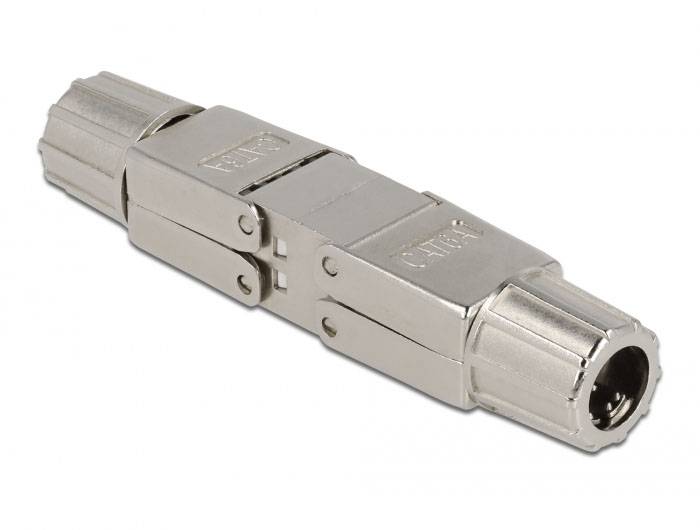 Delock Verbinder Netzwerk Adapter Kabel [1x LSA - 1x LSA] Silber-1
