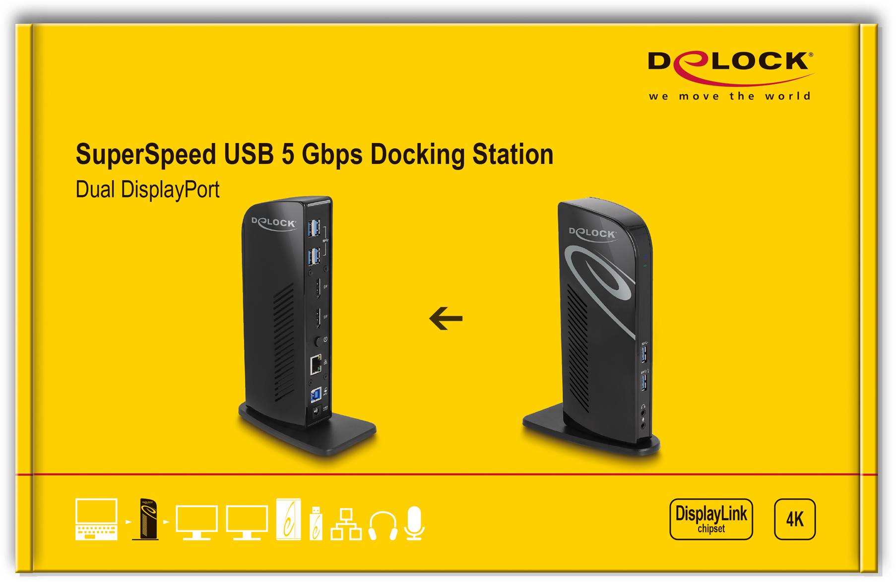 Delock Notebook Dockingstation 87728-6