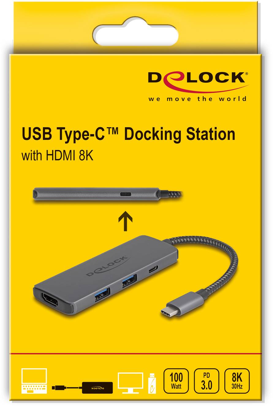 Delock USB-C® Dockingstation 87804-4