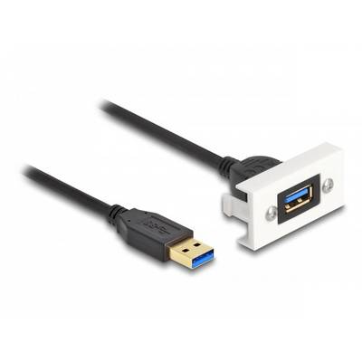 Delock Easy 45 - 1 m - USB A - USB A - USB 3.2 Gen 1 (3.1 Gen 1) - 5000 Mbit/s --0