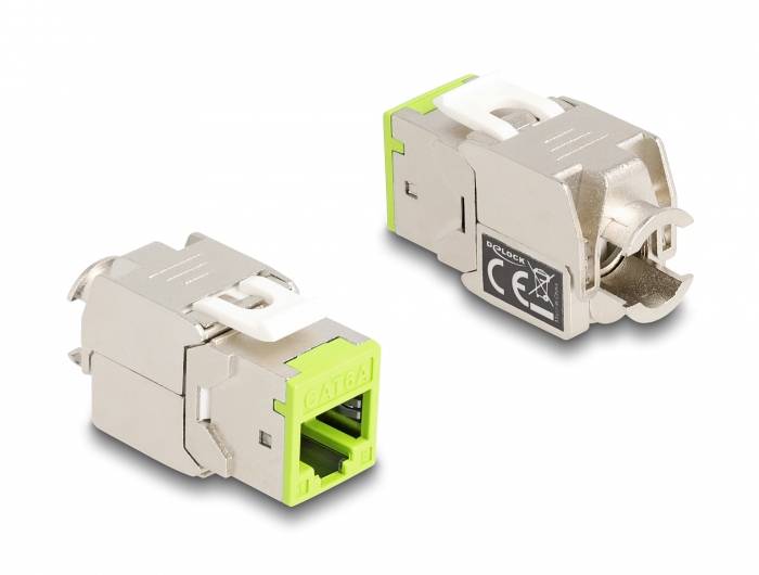 Delock 87896 RJ45-Einbaumodul Keystone CAT 6a 1 St.-6