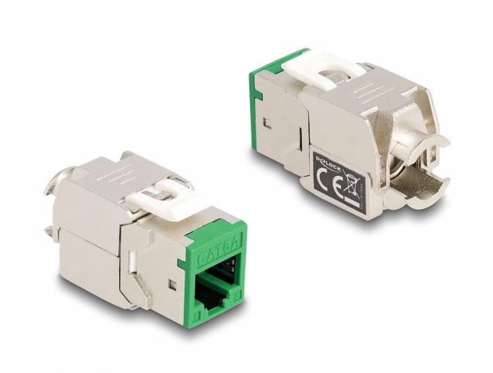 Delock 87896 RJ45-Einbaumodul Keystone CAT 6a 1 St.-7