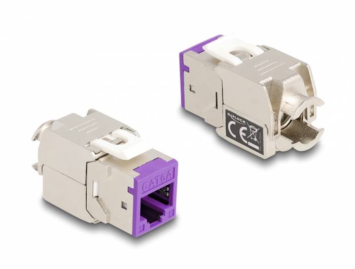 Delock 87896 RJ45-Einbaumodul Keystone CAT 6a 1 St.-8