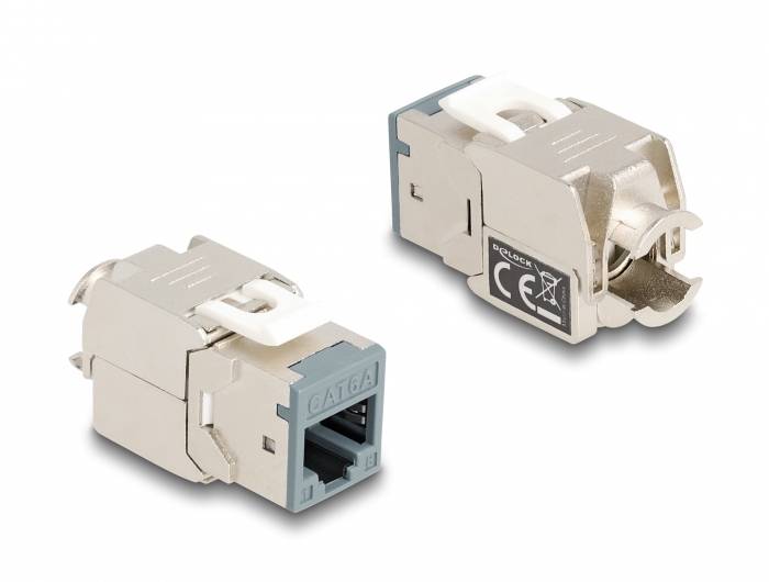 Delock 87896 RJ45-Einbaumodul Keystone CAT 6a 1 St.-10