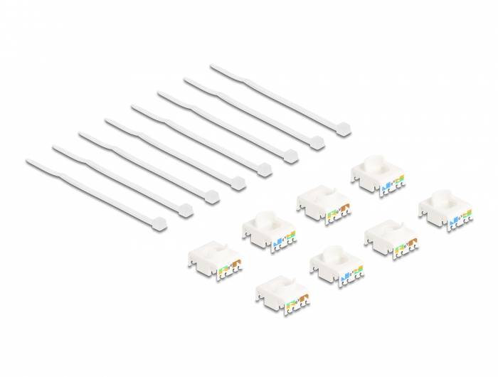Delock 87896 RJ45-Einbaumodul Keystone CAT 6a 1 St.-13