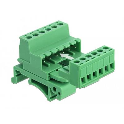 Delock 66080 Netzwerkmodul Schraubbefestigung Unbestückt Grün-2