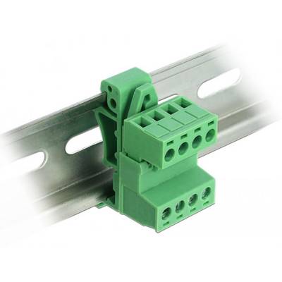 Delock 66079 Netzwerkmodul Schraubbefestigung Unbestückt Grün-0