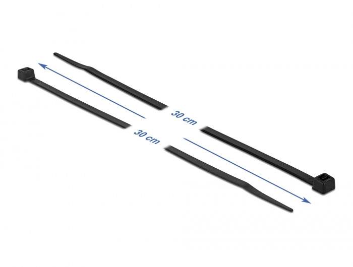 Delock 19561 Kabelbinder 300 mm 4.8 mm Schwarz hohe Zugfestigkeit 100 St.-2