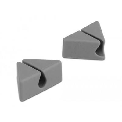 Delock Kabel-Halteclips Thermoplast Grau, Weiß (L x B x H) 22 x 22 x 30 mm 1 Set 18328-2