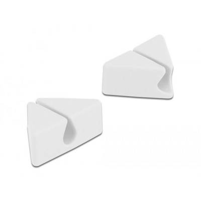 Delock Kabel-Halteclips Thermoplast Grau, Weiß (L x B x H) 22 x 22 x 30 mm 1 Set 18328-3