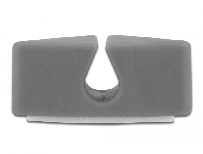Delock Kabel-Halteclips Thermoplast Grau, Weiß (L x B x H) 22 x 22 x 30 mm 1 Set 18328-4