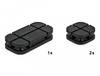 Delock Kabel-Halteclips Silikon Schwarz (B x H) 24 mm x 10 mm 1 Set 18331