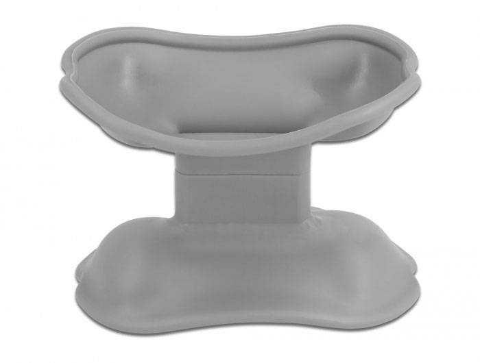 Thumbnail - Delock Anwickelclip 18335 Schwarz, Grau, Weiß 1 Set