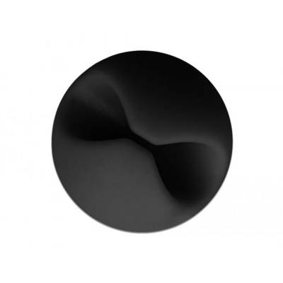 Delock Kabel-Halteclips Thermoplast Schwarz (Ø x H) 6.5 mm x 15 mm 6 St. 18342-3