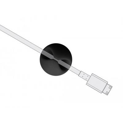 Delock Kabel-Halteclips Thermoplast Schwarz (Ø x H) 6.5 mm x 15 mm 6 St. 18342-5