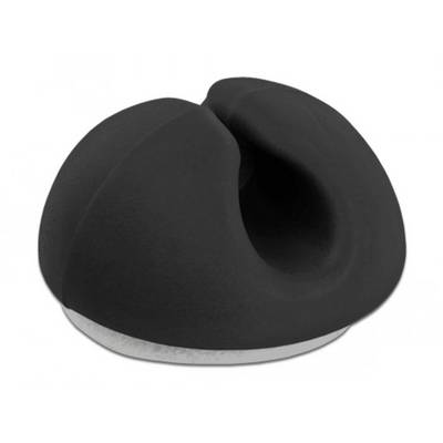 Delock Kabel-Halteclips Thermoplast Schwarz (B x H) 15 mm x 10 mm 10 St. 18343-0