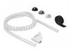 Delock Kabel-Halteclips Kunststoff Schwarz flexibel (Ø x H) 29 mm x 15 mm 1 Set 18392