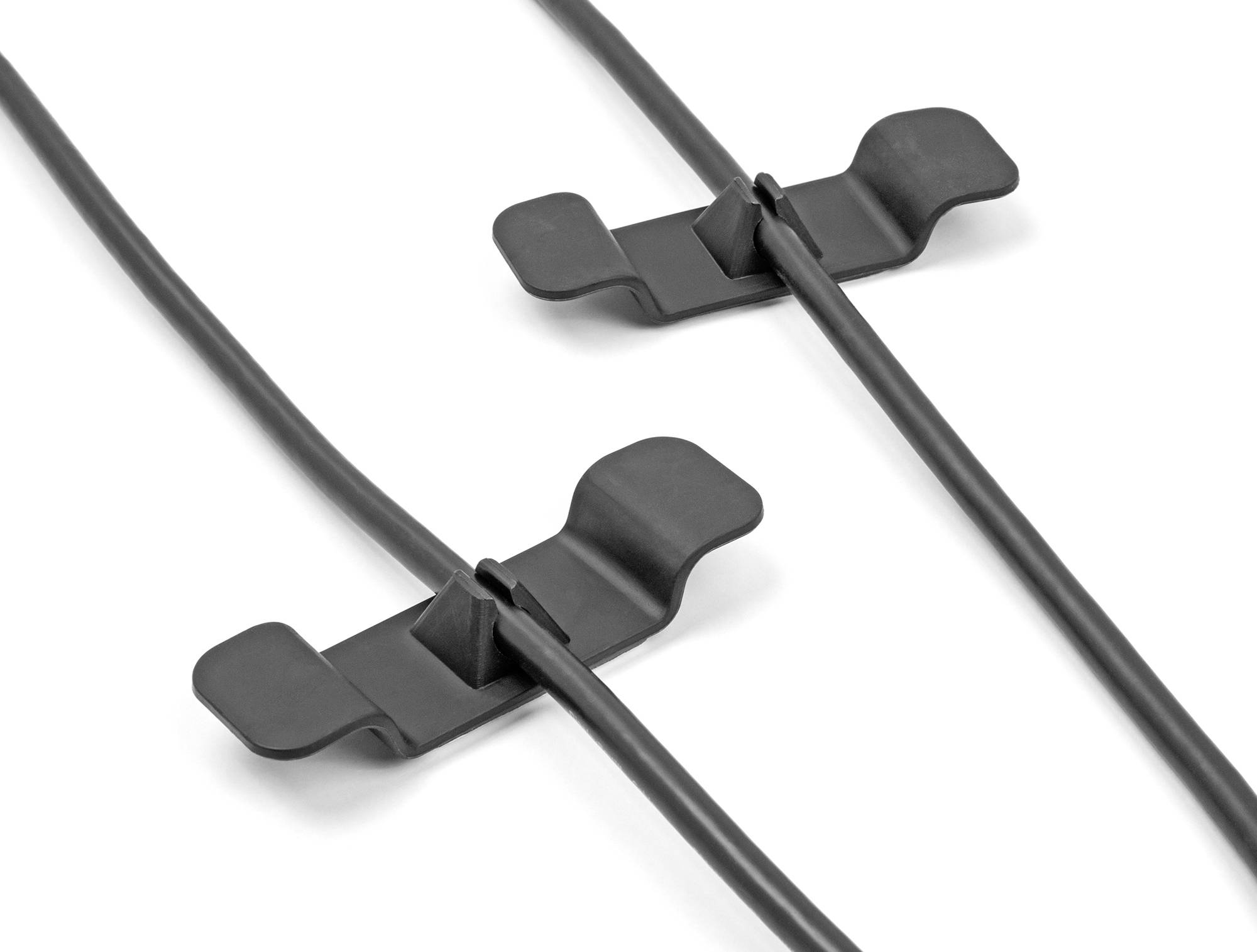 Delock Kabel-Halteclips Thermoplast Schwarz 3 St. 18447-4