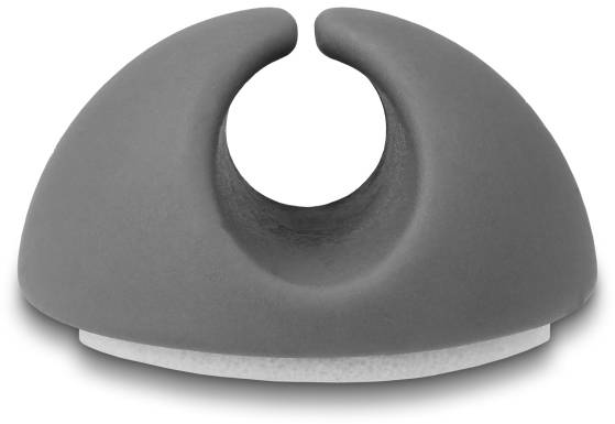 Delock Kabel-Halteclips Thermoplast Schwarz, Grau (B x H) 29 mm x 15 mm 1 Set 18452-3