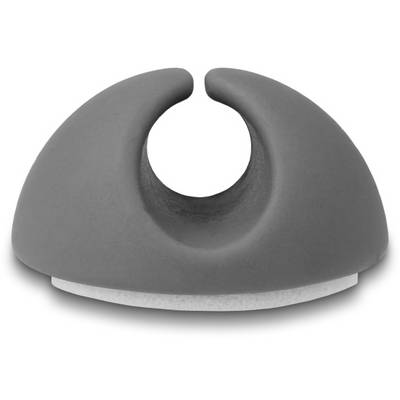 Delock Kabel-Halteclips Thermoplast Schwarz, Grau (B x H) 29 mm x 15 mm 1 Set 18452-3