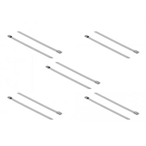 Delock 18771 Edelstahl-Kabelbinder Edelstahl 10 St.