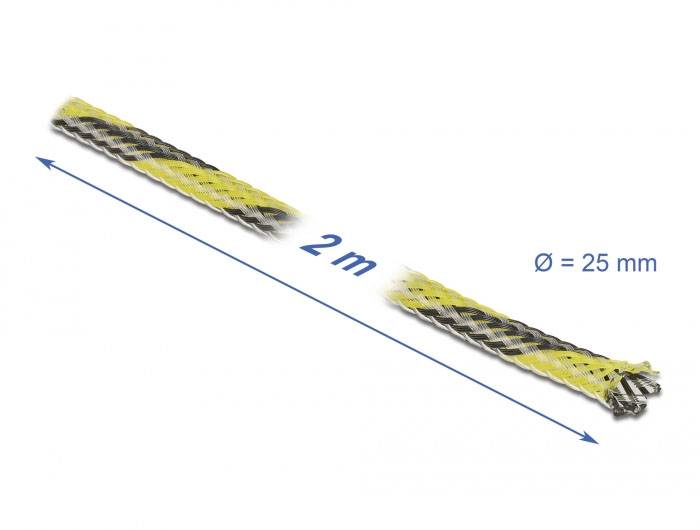 Delock 20747 20747 Geflechtschlauch Mehrfarbig Polyester 2 m 18 bis 35 mm 1 St.-3