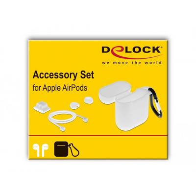 Delock 18351 Schutzhülle für Ladecase Apple AirPods (Gen. 1), AirPods (Gen. 2) Weiß-3