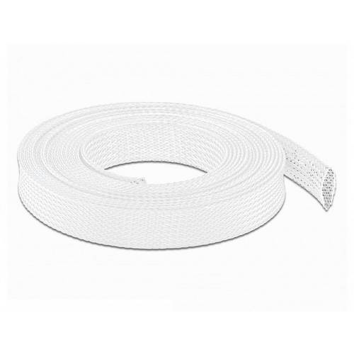 Thumbnail - Delock 20805 20805 Geflechtschlauch Weiß Polyester 10 m 1 St.
